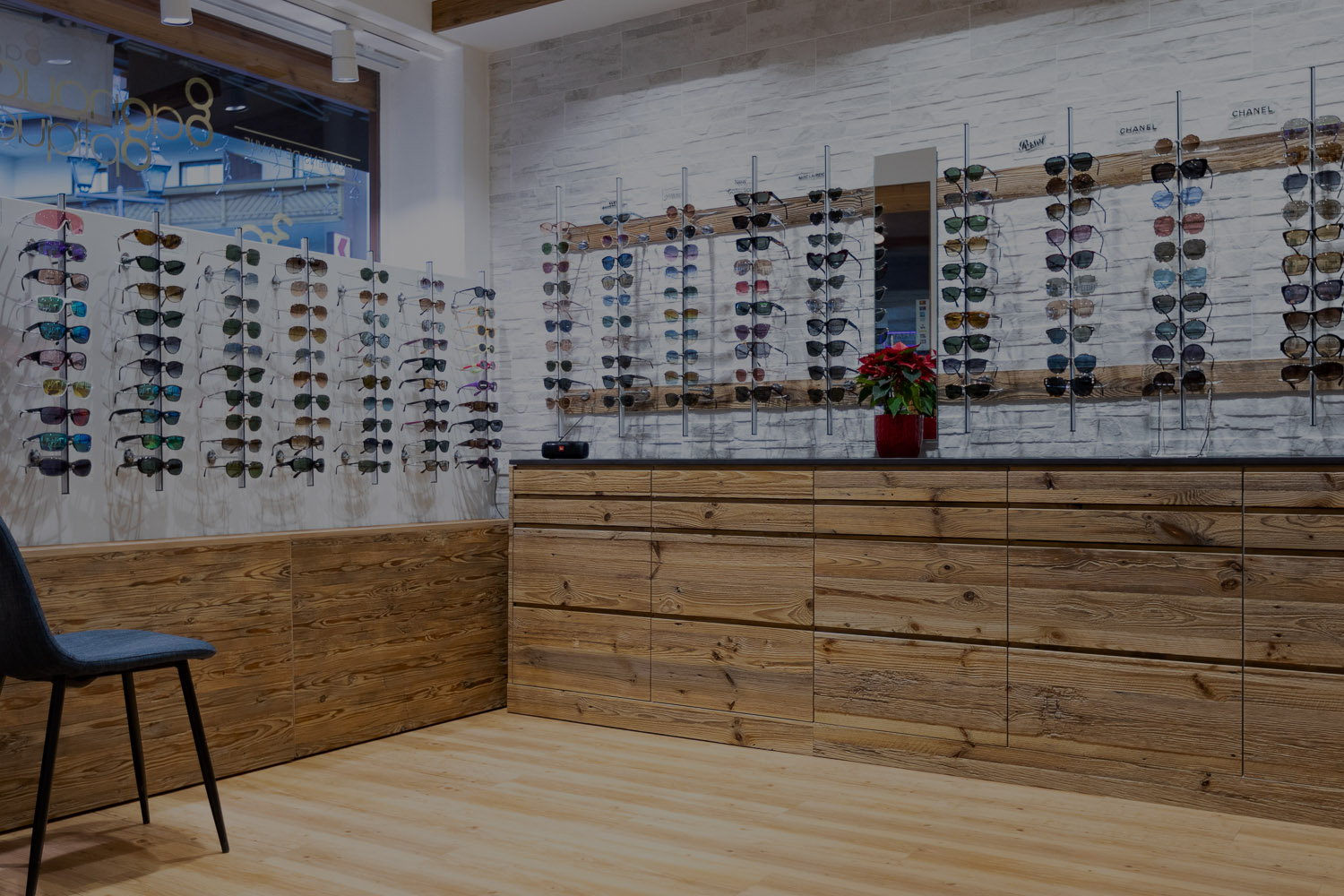 Intérieur du magasin Bagnoud Optique